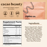 Load image into Gallery viewer, Cacao Beauty Plant-Based Collagen Support Drink Blend