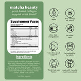 Load image into Gallery viewer, Matcha Beauty Plant-Based Collagen Support Drink Blend
